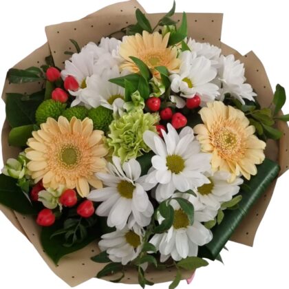 Bukiet kwiatowy ,,Pastelowy”